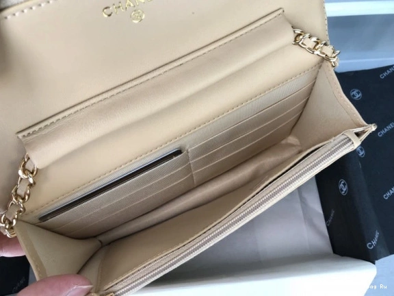 Firstbag Ru Silver Gold Bag CHANEL Hardware  Flap  With Lambskin 0716